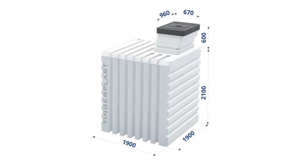 Погреб Т 1900 Тингард(190x190x260см;650кг;) - арт.555900