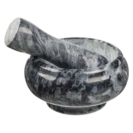 VETTA Ступка с пестиком, 9x4,5см, мрамор, 3 цвета