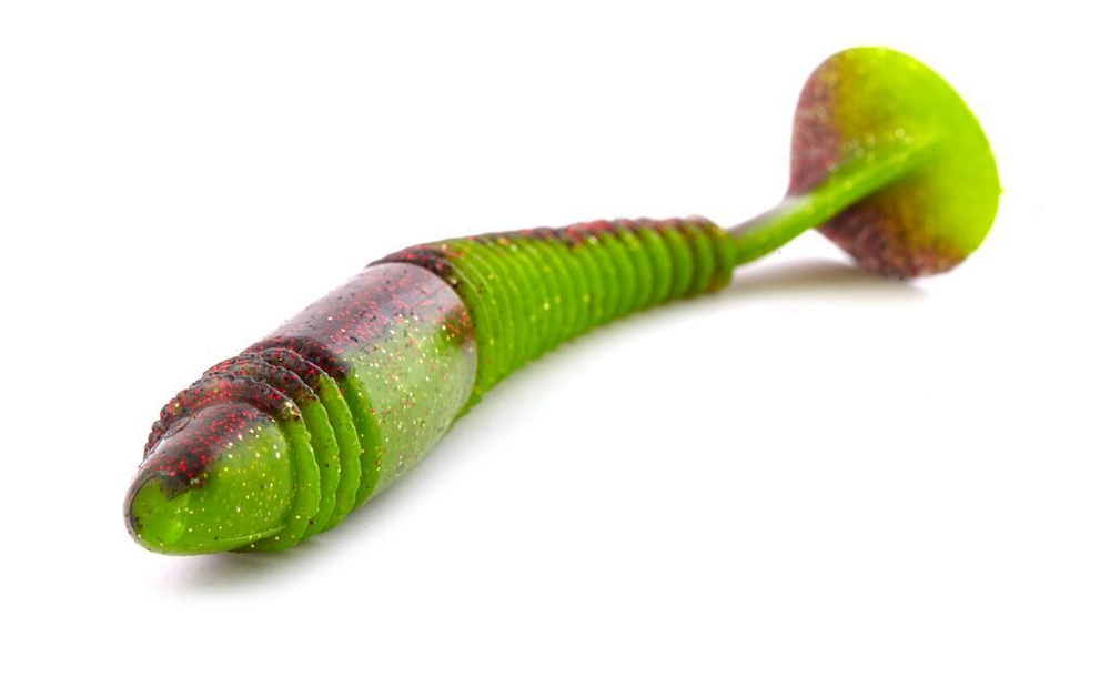 Виброхвост Lucky John Tioga Fat 4.5" (114 мм)