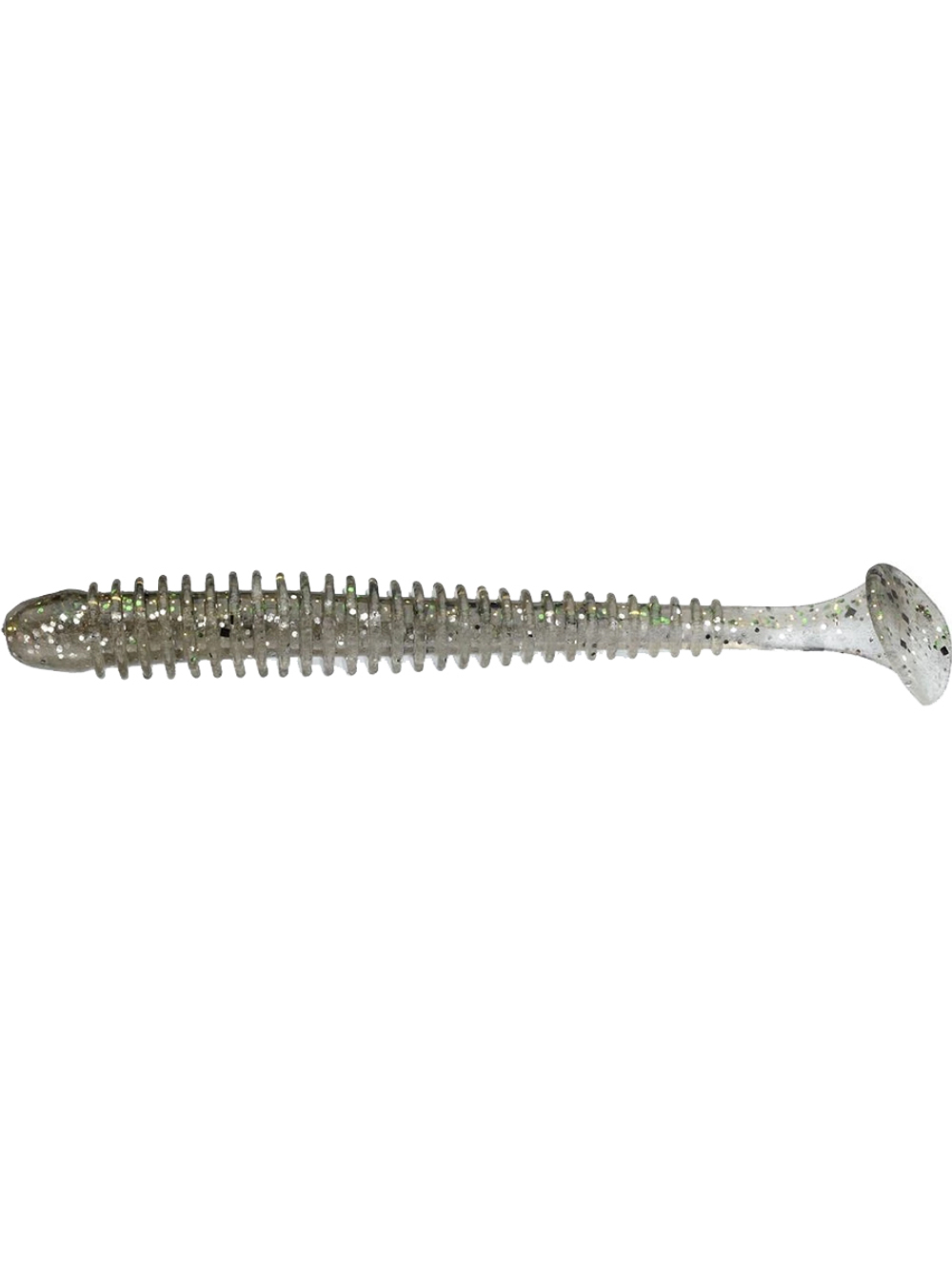 Приманка силиконовая Keitech Swing Impact 4.5" #417 Gold Flash Minnow, 3 упаковки по 6 штук