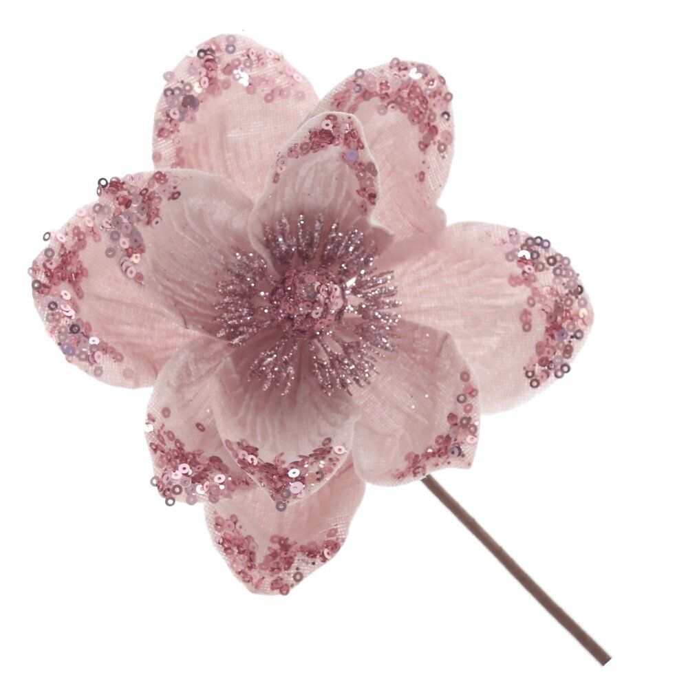 GAEM Цветок искусственный "Магнолия", L15 W15 H25 см, 5в.