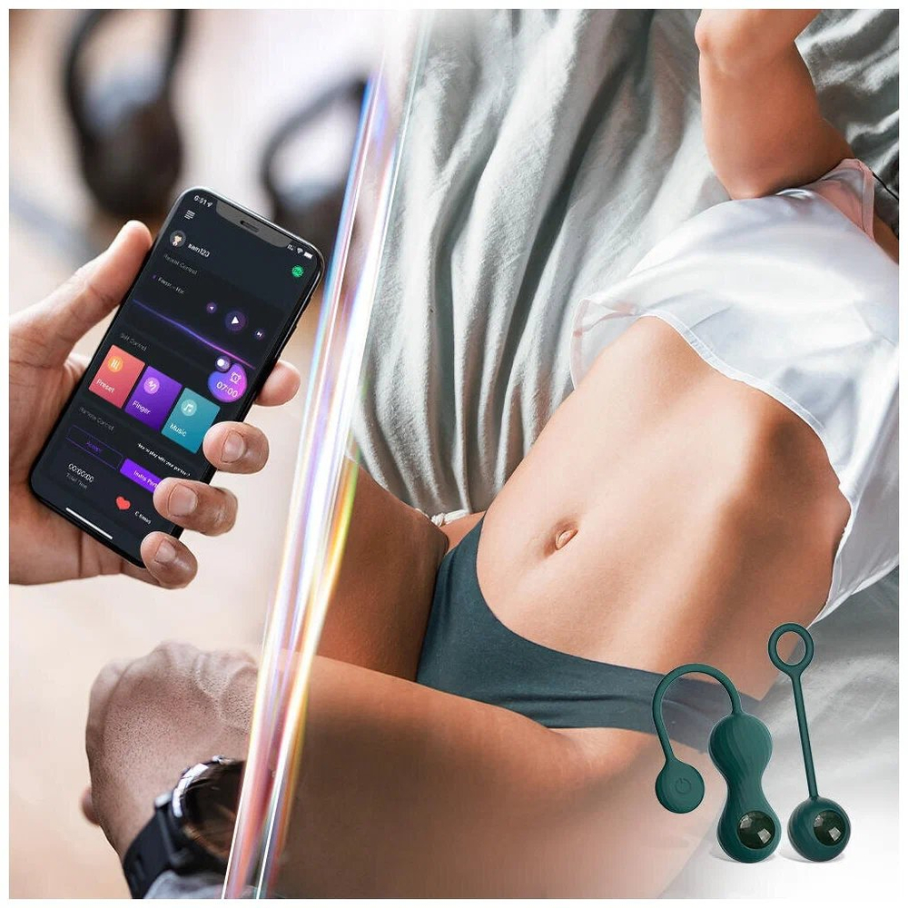 Тренажер Кегеля Magic Motion Crystal Duo темно-зеленый