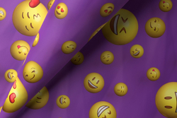 Микровелюр Smailiki 03 / Смайлики 03