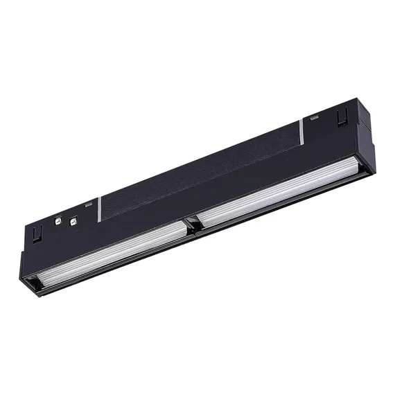 ST804.436.12 Магнитный трековый светильник Черный LED 1*12W 3000K 700Lm Ra>90 120° IP20 L220xW22xH46 СКАЙЛАЙН 48V