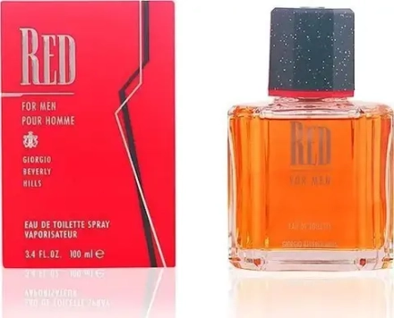 Мужская туалетная вода Giorgio Beverly Hills Red EDT 100 мл с нотами базы из янтаря и кедра