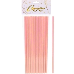 Трубочка для коктейля «Волшебство» 19,5 см d-6 мм (набор 25 шт), Розовый