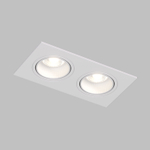 DK3072-WH Встраиваемый светильник, IP 20, 10 Вт, GU5.3, LED, белый/белый, пластик