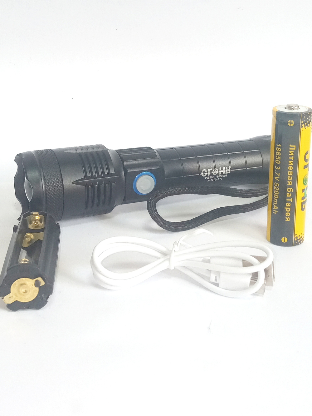 Фонарь Огонь H-121D-P70 Police (1880000W)