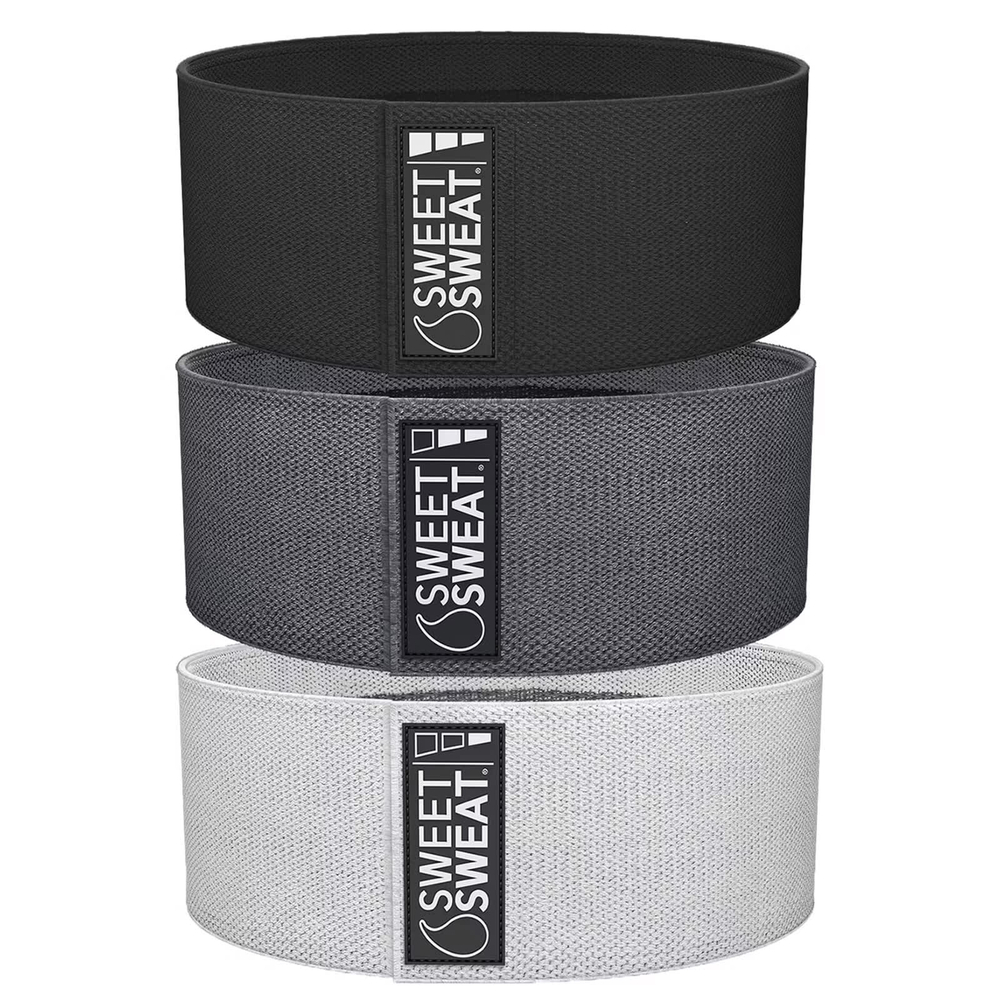Sports Research, Sweet Sweat®, набедренные повязки, серые, 3 шт.