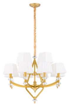 5282A/8+4A BRS CP (1) Люстра Veneto Luce