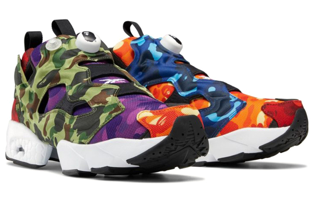 Кроссовки A Bathing Ape X Reebok Instapump Fury "Multi-Camo"