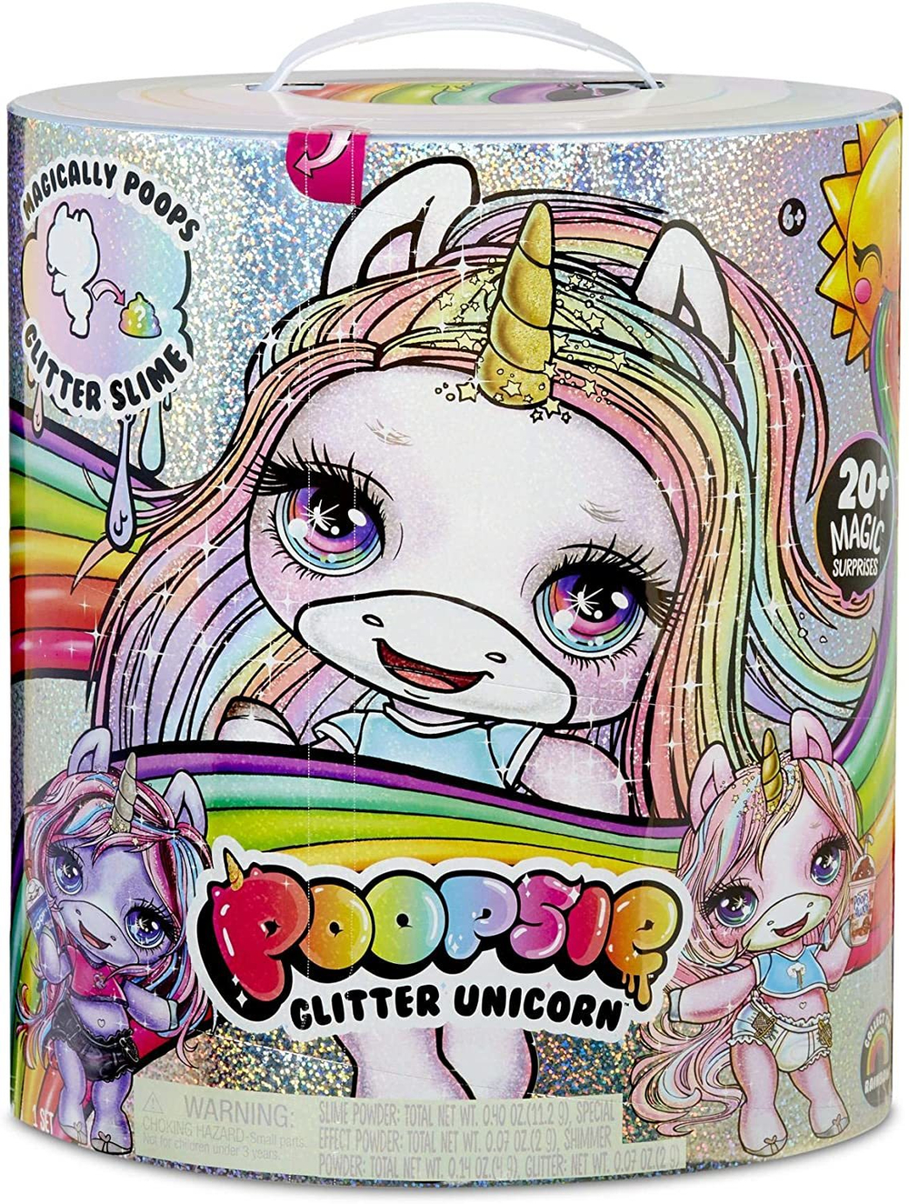 Кукла Единорог Poopsie Surprise Glitter Unicorn (Розовый или Фиолетовый)