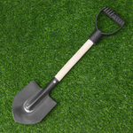 Лопата автомобильная с черенком и V-обр. ручкой