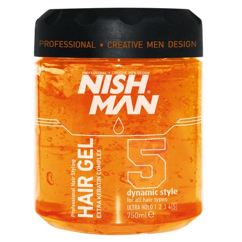 NISHMAN DYNAMIC STYLE №5 - Гель для укладки волос экстрасильной фиксации 750 мл