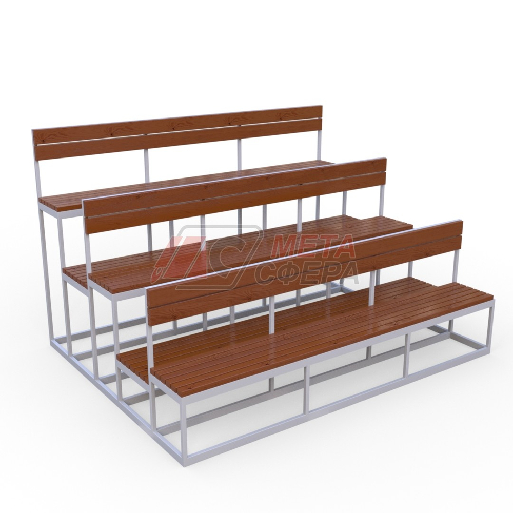 Трибуна 3-х уровневая