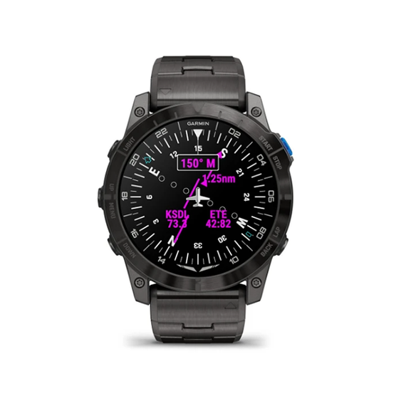 Умные часы Garmin D2 Mach 1 Pro Aviator Smartwatch/Vented Titanium 51 мм 010-02804-81