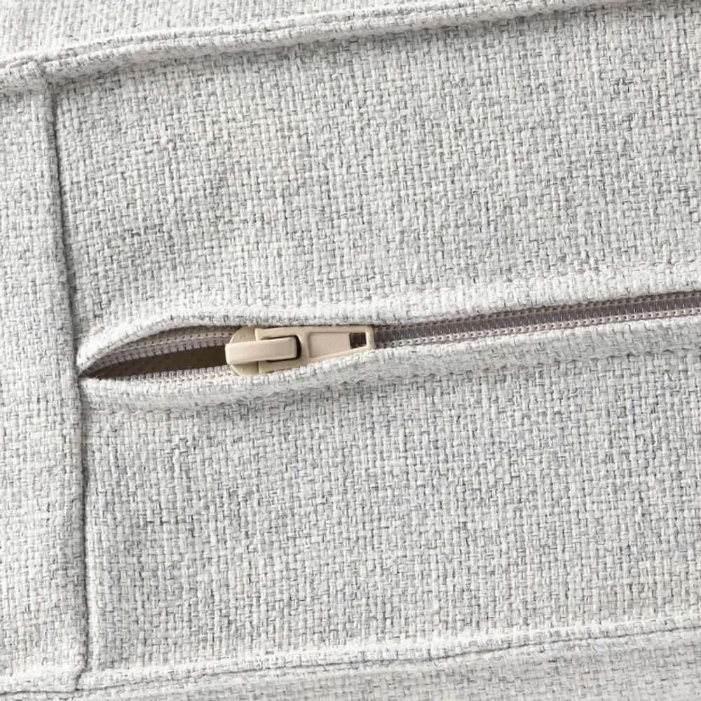 Диван 4-местный с оттоманкой - IKEA KIVIK/КИВИК ИКЕА, бежевый