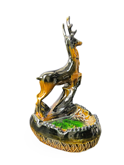 Фарфоровая пепельница "Олень на озере" (ЗиК "Конаково")