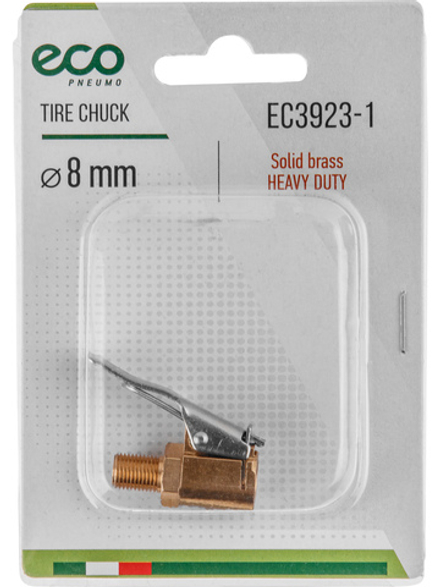 Наконечник для подкачки шин (резьба 8 мм, латунь) ECO