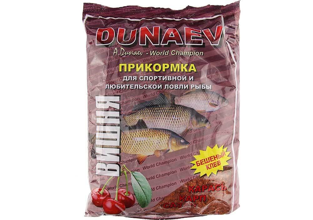 Прикормка "DUNAEV КЛАССИКА" 0,9кг Карп Вишня
