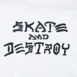 Футболка Thrasher Skate &amp; Destroy (white) (SALE)