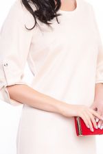 Платье из замши "Малибу" (слоновая кость) П3118 LT Collection