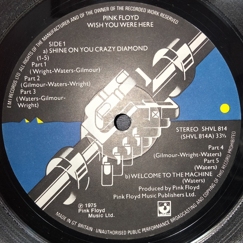 Pink Floyd / Wish You Were Here (LP)