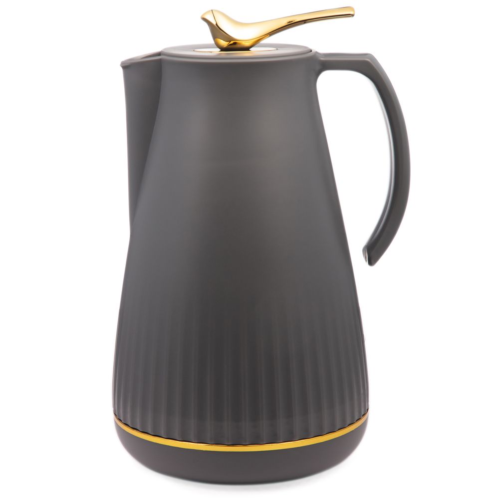 ТЕРМОС СО СТЕКЛЯННОЙ КОЛБОЙ, 950 МЛ, КРЫШКА С КЛАПАНОМ, СОХРАНЯЕТ ТЕМПЕРАТУРУ ДО 24 Ч.