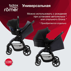 Детская прогулочная коляска Britax B-Agile R Elephant Grey/Black