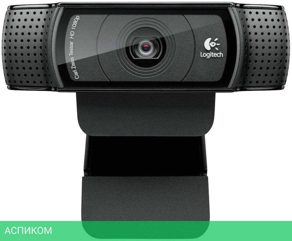 Веб-камера Logitech HD Pro Webcam C920 черный (960-001055)
