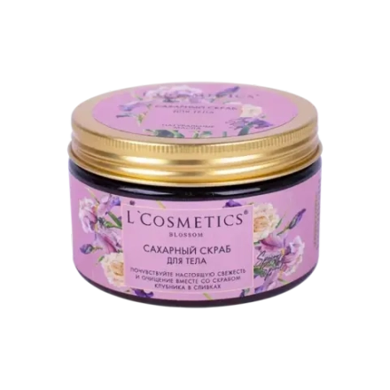 Скраб для тела сахарный Spring Spirit "Клубника", ТМ L'COSMETIC