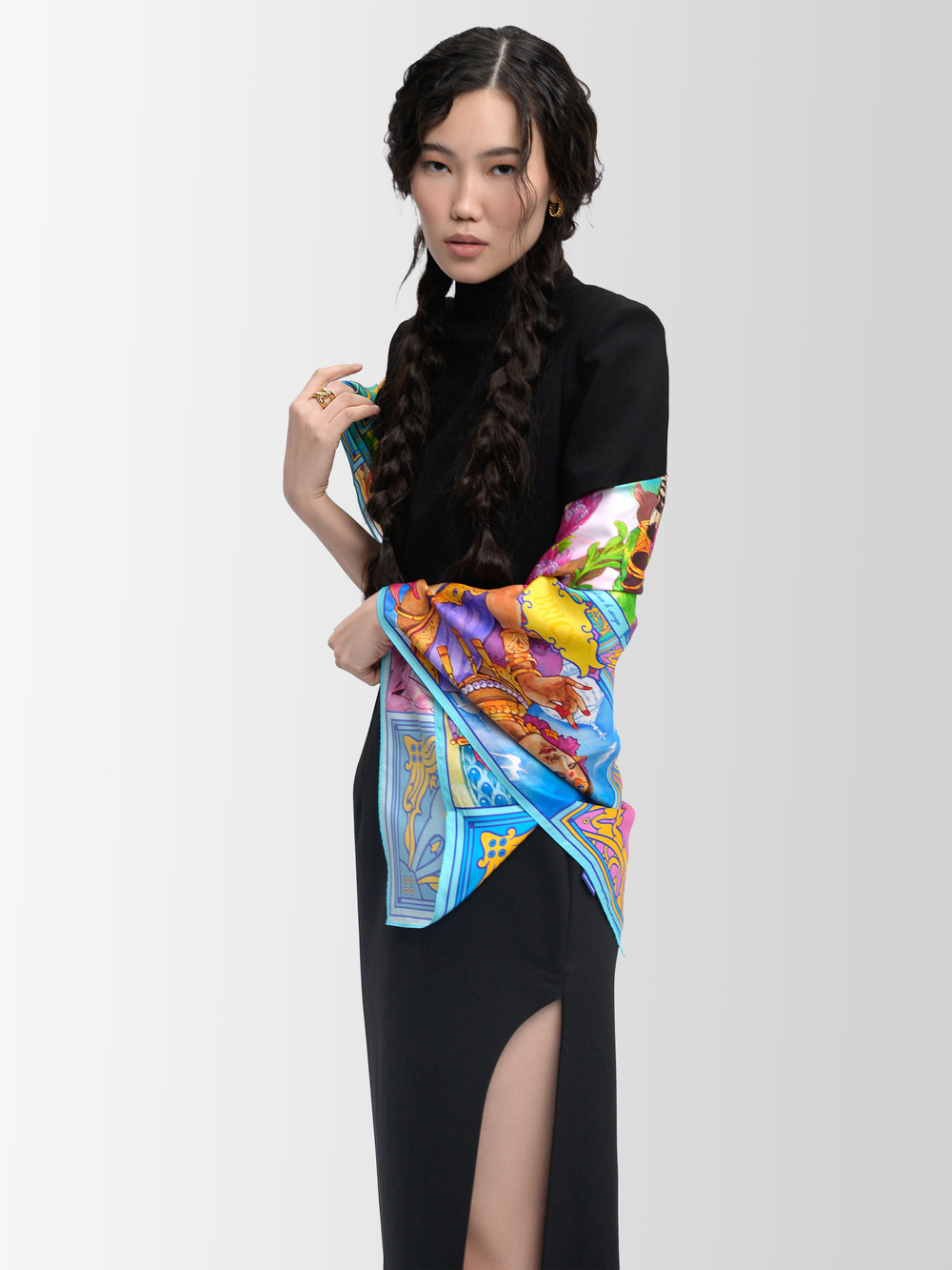 Платок «БРИКС» 100% шёлк