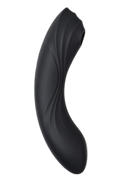 Вакуум-волновой бесконтактный стимулятор клитора Satisfyer Curvy Trinity 4, силикон, чёрный