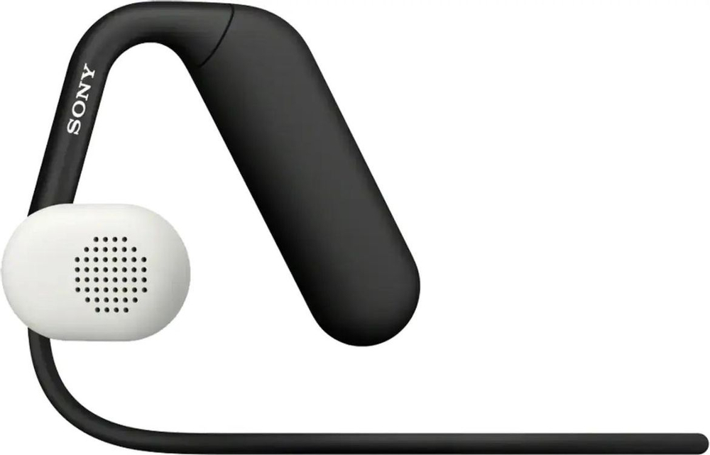 Наушники Sony WI-OE610, Bluetooth, накладные, черный/белый [wi-oe610/bq e]