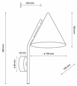 Бра TK Lighting Cono 11087 CONO BRICK