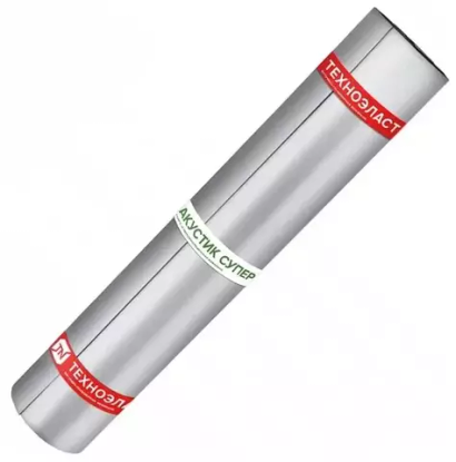 Техноэласт акустик супер. 4 мм. 10 м2.