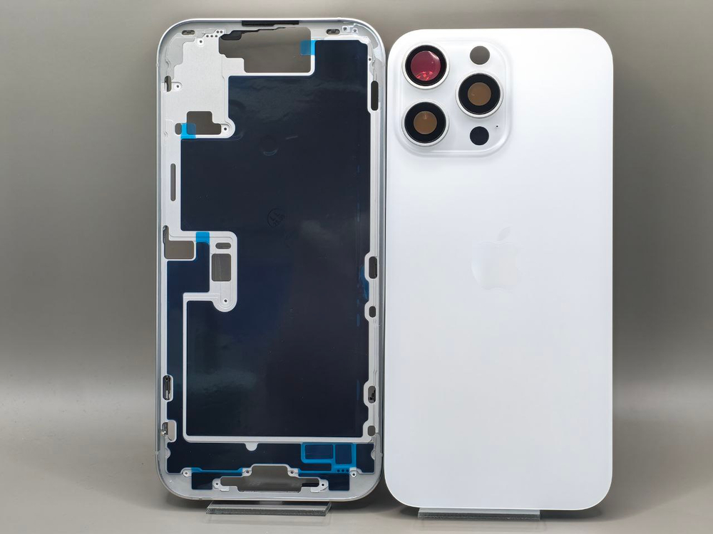 Корпус iPhone 16 Pro Max White Titan/ Белый титан ориг