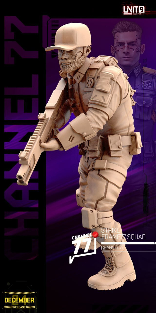 77 канал Cyberpunk - Luna Vega - Channel 77 Миниатюры 32-56-75mm (32mm / 6)