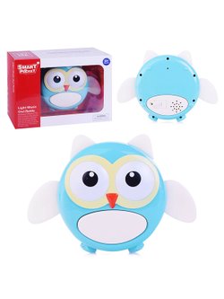 Погремушка Сова музыкальная, цвет голубой (S-Y025)