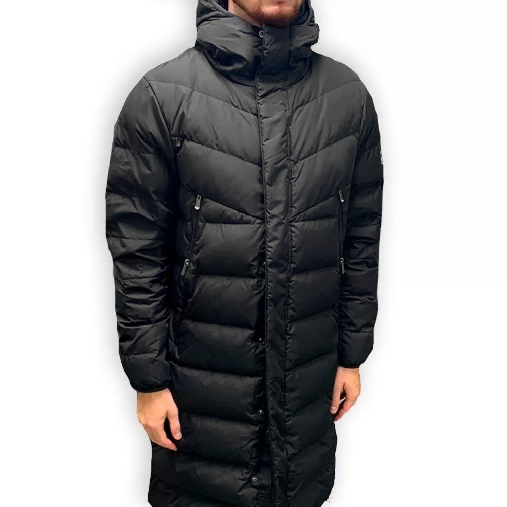 Куртка утепленная с капюшоном мужская MIKASA MT920-049-4XL, р.4XL, черный