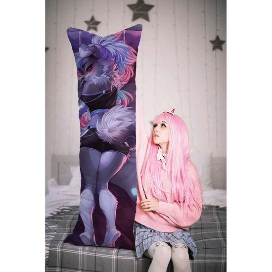 Дакимакура фурри Волк девочка арт. 1240