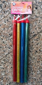 ХОЛОДНЫЙ ФОНТАН СВЕЧА ДЛЯ ТОРТА ТС-2550 (25 см)