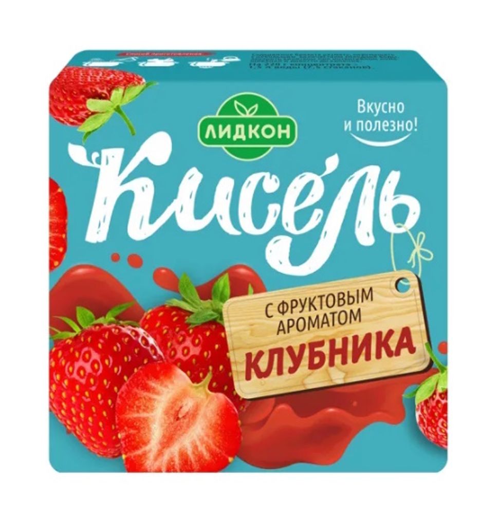 Кисель Клубника 220г. Лидкон