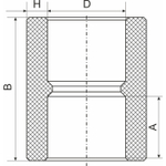 Муфта соединительная 20 EVER® plast БЕЛЫЙ (Россия)