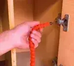 Насадка угловая / Адаптер угловой гибкий на дрель /Гнущийся удлинитель для шуруповерта 295мм