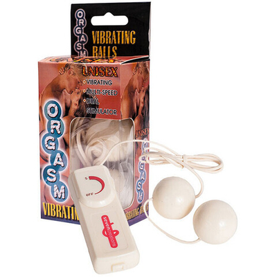 Виброшарики Orgasm Vibrating Balls, белый (белый) (Цвет: белый)