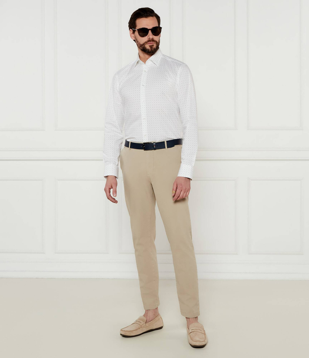 Рубашка H-JOE-kent-C1-214 BOSS BLACK - белый(50538961)