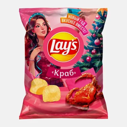 Чипсы Lays Краб 140г