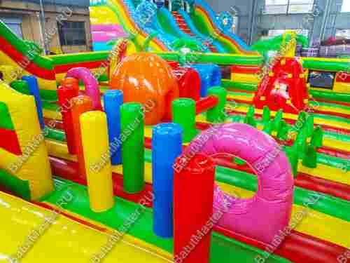 Коммерческий надувной батут "Джунгли" 10*10*5 м