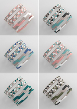 Схема PEYOTE, Схема браслета мозаичное плетение, узор из Miyuki Delica 11/0, файл PDF, №178